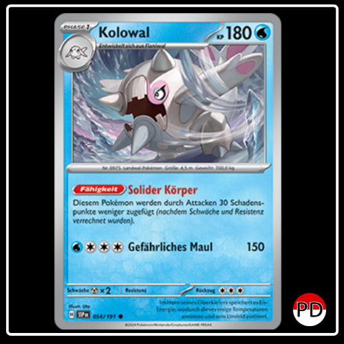 Kolowal 054/191 Pokemon Stürmische Funken