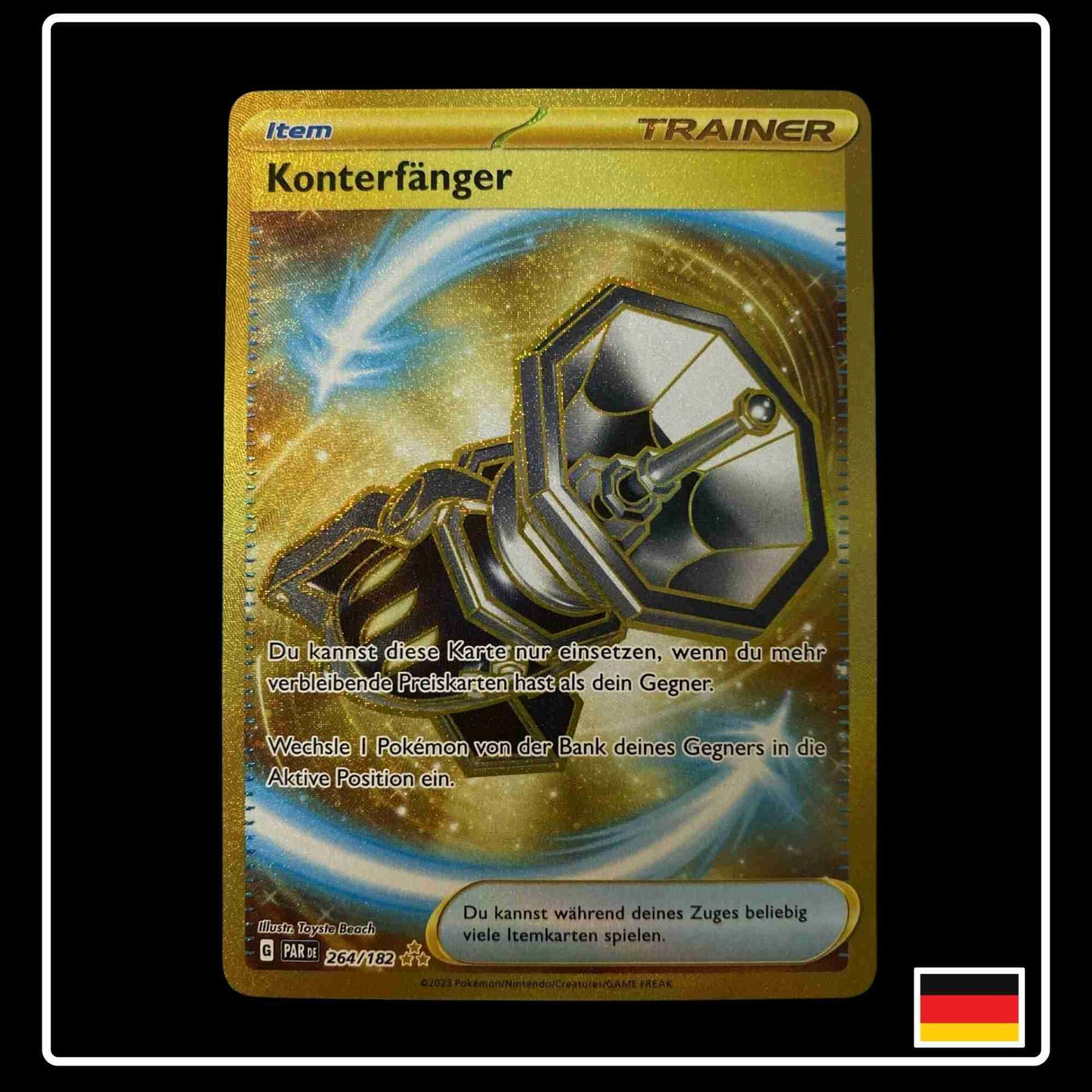 Konterfänger Secret Rare Pokemon Karte aus dem Set Paradox Rifr