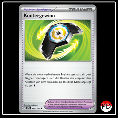 Kontergewinn 169/191 Pokemon Stürmische Funken