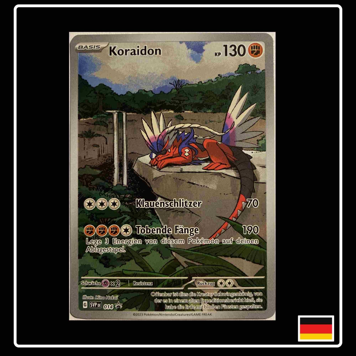 Koraidon Art Rare Promo Pokemon Karte