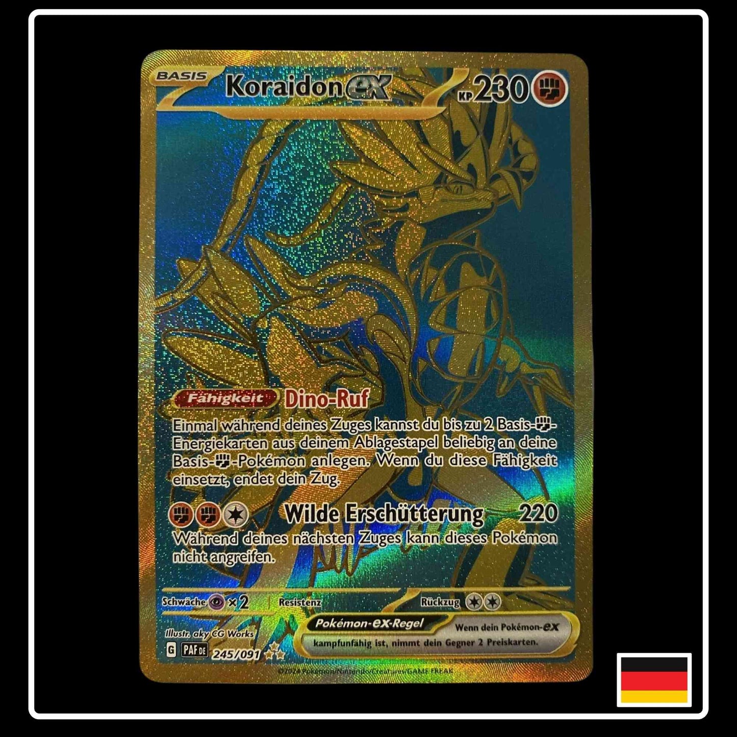 Koraidon ex Hyper Rare Pokemon Karte