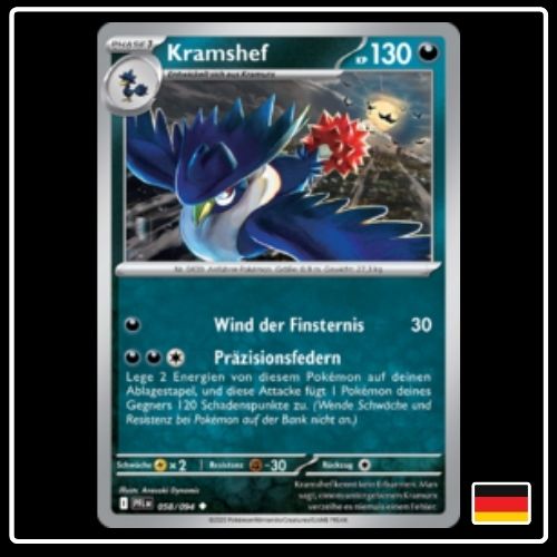 Kramshef 058/094 Pokemon Fatale Flammen