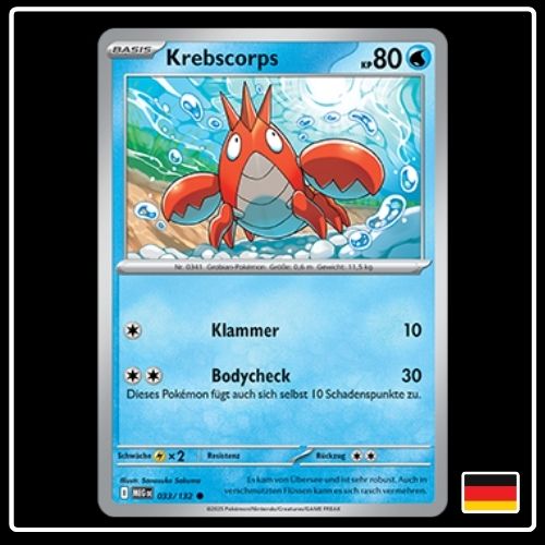 Krebscorps 033/132 Pokemon Mega Entwicklung