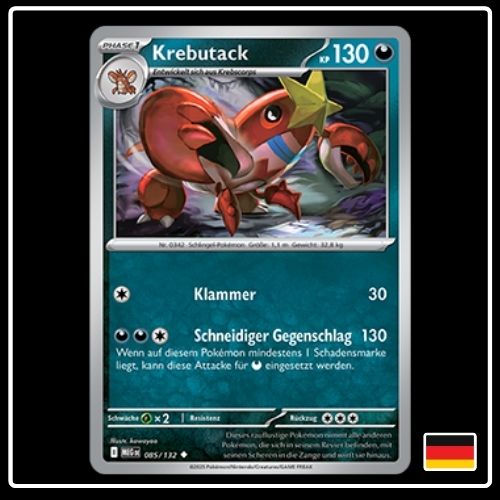 Krebutack 085/132 Pokemon Mega Entwicklung