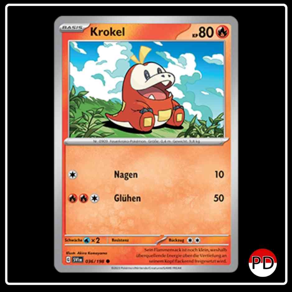 Krokel 036/198 Pokemon Karmesin & Purpur
