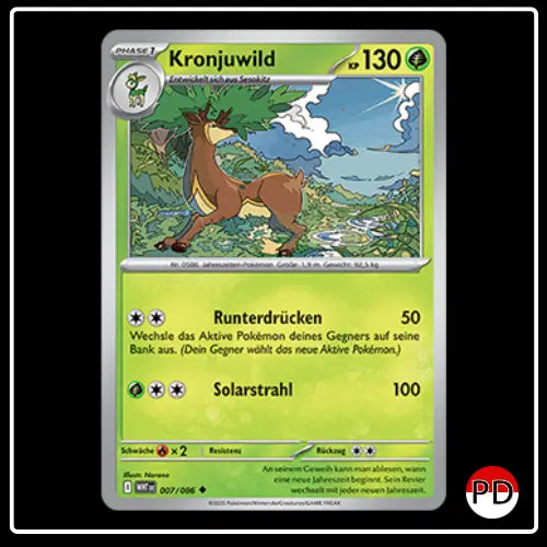 Kronjuwild 007/086 Pokemon Weisse Flammen