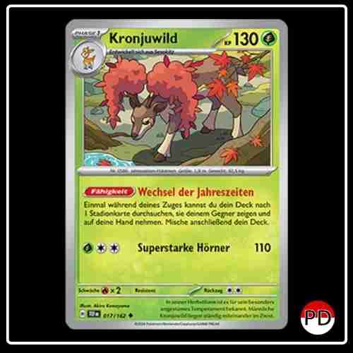 Kronjuwild 017/162 Pokemon Gewalten der Zeit
