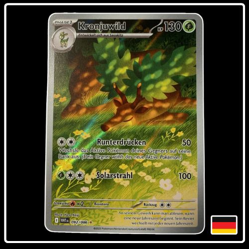 Kronjuwild Illustration Rare 092/086 Pokemon Weisse Flammen