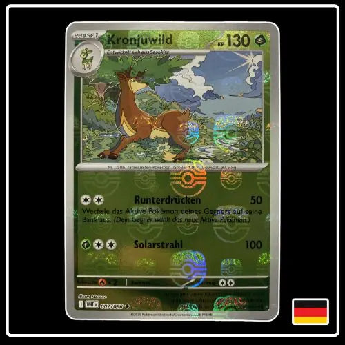 Kronjuwild Meisterball 007/086 Pokemon Weisse Flammen