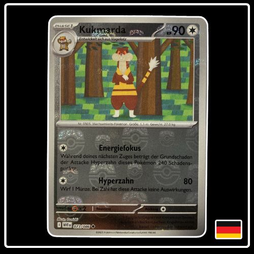 Kukmarda Meisterball 073/086 Pokemon Weisse Flammen
