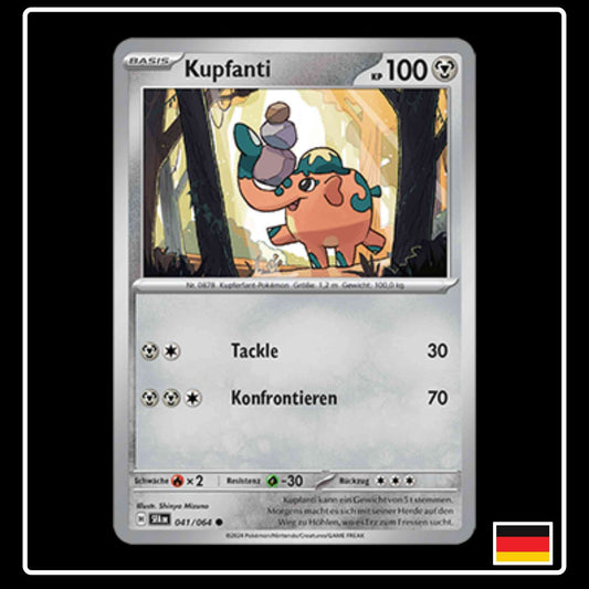 Kupfanti 041/064 Pokemon Karte aus Karmesin und Purpur Nebel der Sagen