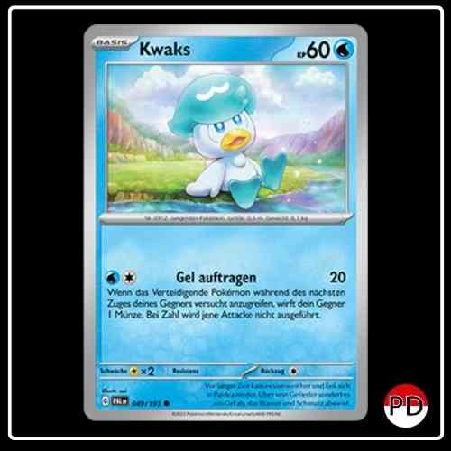 Kwaks 049/193 Pokemon Entwicklungen in Paldea