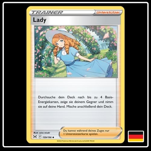 Lady 159/196 Pokemon Verlorener Ursprung