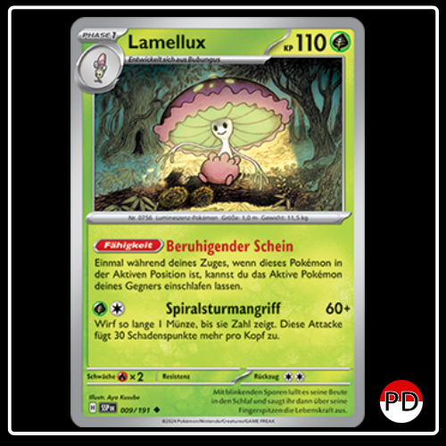 Lamellux 009/191 Pokemon Stürmische Funken Sammelkarten
