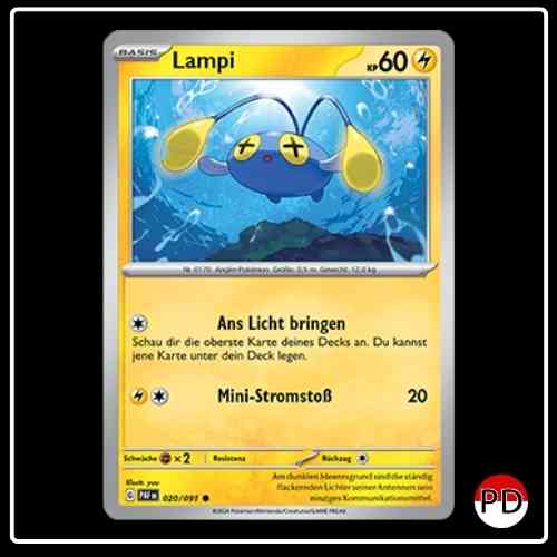 Lampi 020/091 Pokemon Paldeas Schicksale