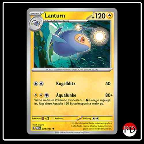 Lanturn 021/091 Pokemon Paldeas Schicksale