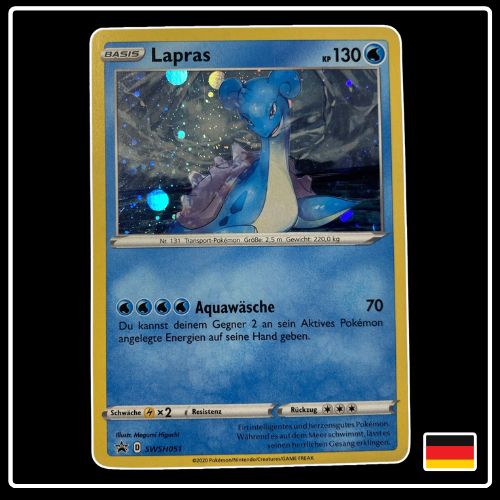 Lapras HOLO SWSH051 Pokemon Black Star Promo