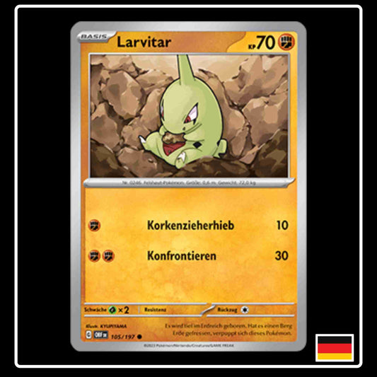 Larvitar 105/197 Obsidianflammen