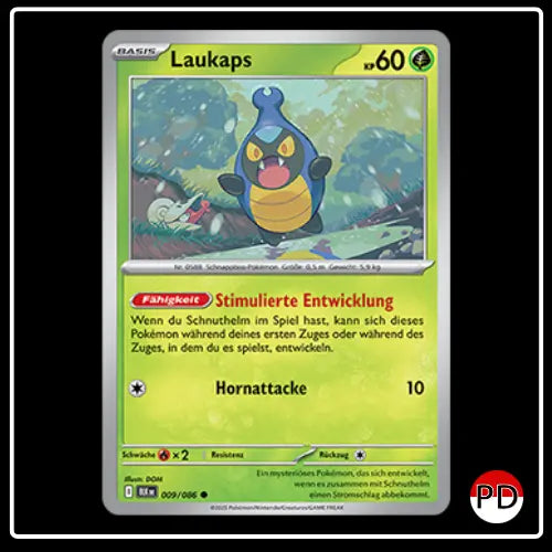 Laukaps 009/086 Pokemon Schwarze Blitze