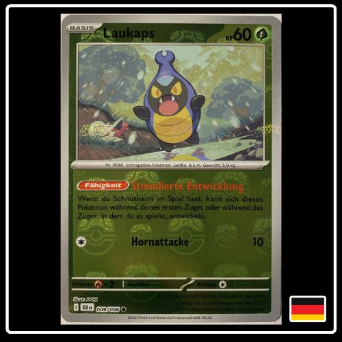 Laukaps Meisterball 009/086 Pokemon Schwarze Blitze
