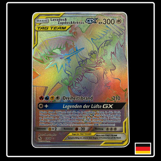 Lavados Zapdos & Arktos GX Rainbow 69/68 Verborgenes Schicksal