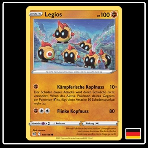 Legios 110/196 Pokemon Verlorener Ursprung