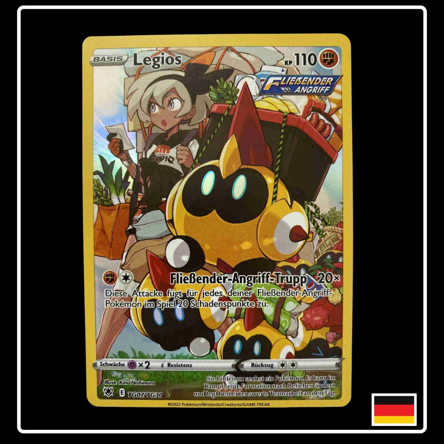 Legios CHR Pokemon Trainer Karte aus dem Set Astralglanz