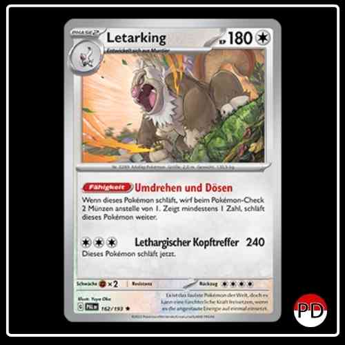 Letarking 162/193 Pokemon