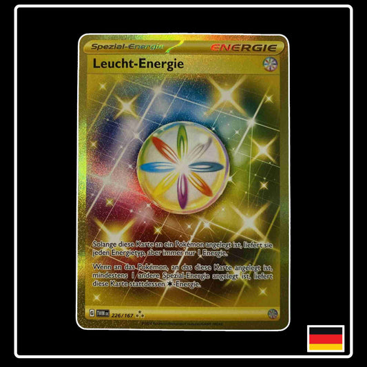 Leucht-Energie GOLD 226/167 aus dem Pokemon Set Maskerade im Zwielicht