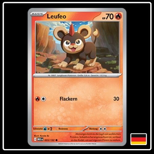 Leufeo 023/132 Pokemon Mega Entwicklung