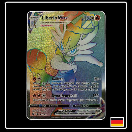 Liberlo VMAX Rainbow 194/192 aus Pokemon Schwert & Schild Set Clash der Rebellen