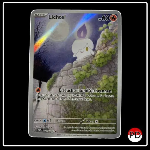 Lichtel Illustration Rare 101/086 Pokemon Weisse Flammen
