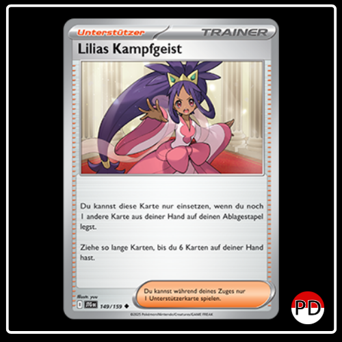 Lilias Kampfgeist 149/159 Pokemon Reisegefährten
