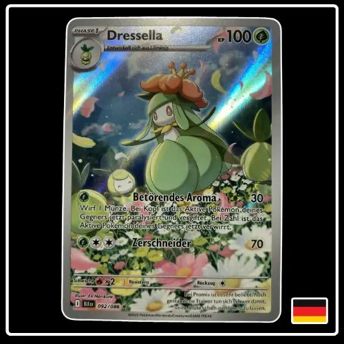 Dressella Illustration Rare 092/086 Pokemon Schwarze Blitze