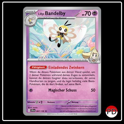 Lillys Bandelby 067/159 Pokemon Reisegefährten