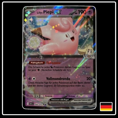 Lillys Piepi ex 076/217 Pokemon Erhabene Helden