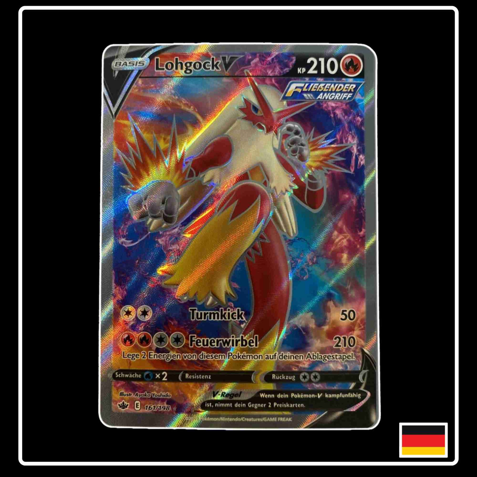 Lohgock V Full Art 161/198 aus dem Pokemon Set Schaurige Herrschaft