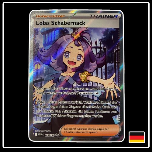 Lolas Schabernack Trainer Full Art 165/132 Pokemon Mega Entwicklung