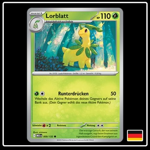 Lorblatt 009/132 Pokemon Mega Entwicklung