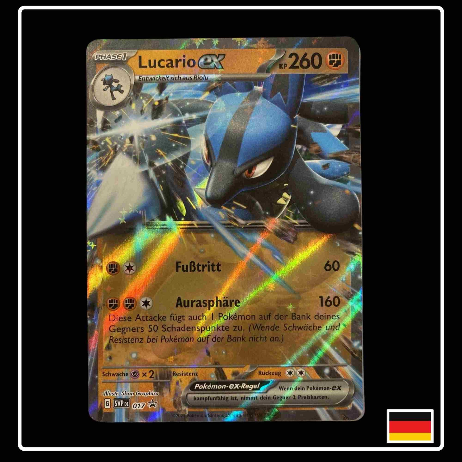 Lucario ex Promo Pokemon Karte