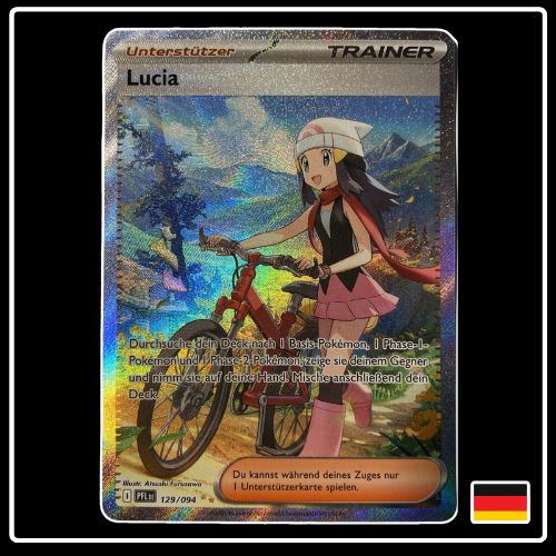 Lucia Trainer SIR 129/094 Pokemon Fatale Flammen