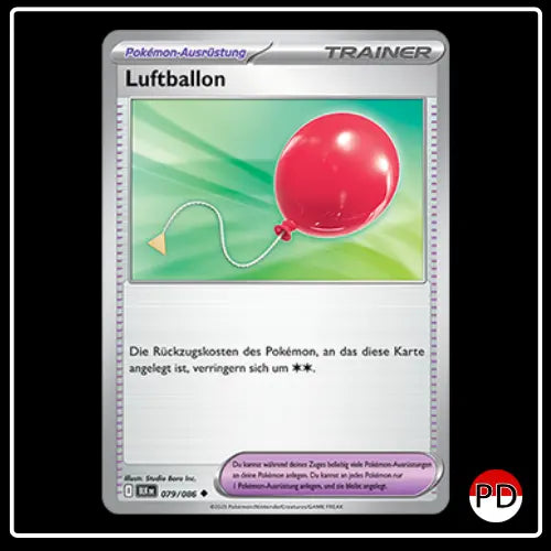 Luftballon 079/086 Pokemon Schwarze Blitze