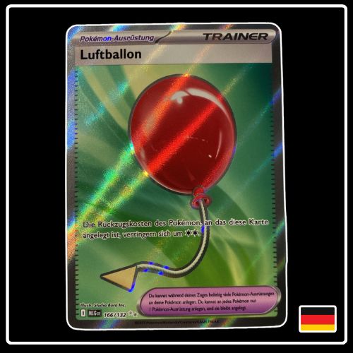 Luftballon Trainer Full Art 166/132 Pokemon Mega Entwicklung