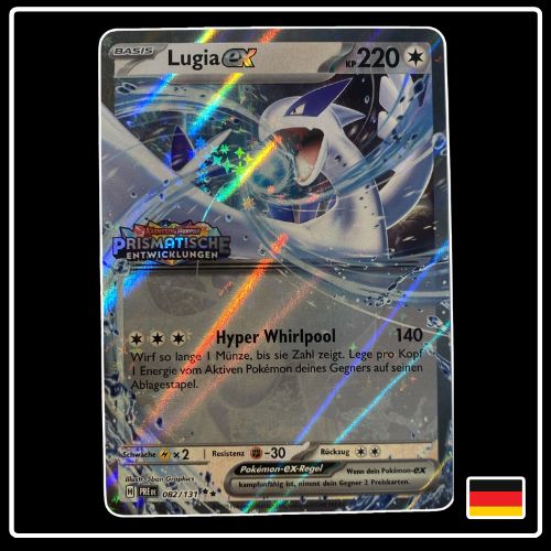 Lugia ex PROMO 082/131 Pokemon Prismatische Entwicklungen