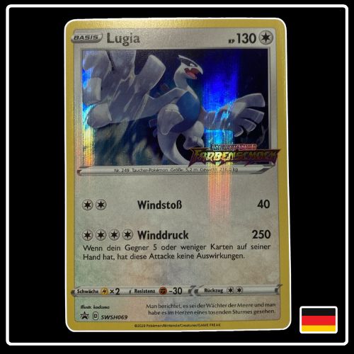 Lugia HOLO SWSH069 Pokemon Black Star Promo