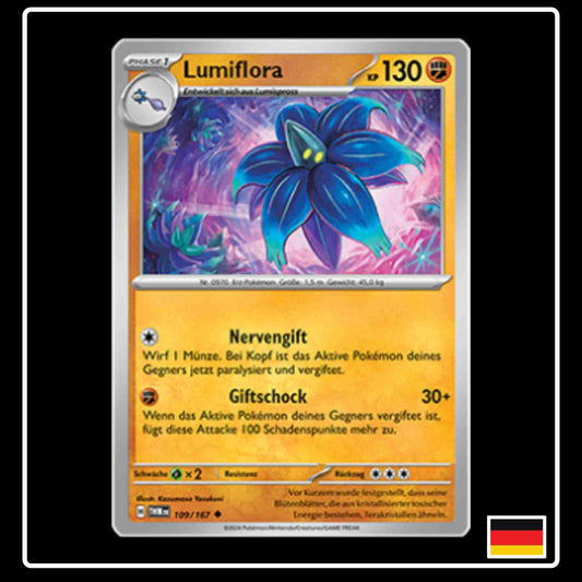 Lumiflora Pokemon Karte 109/167 aus dem Set Maskerade im Zwielicht