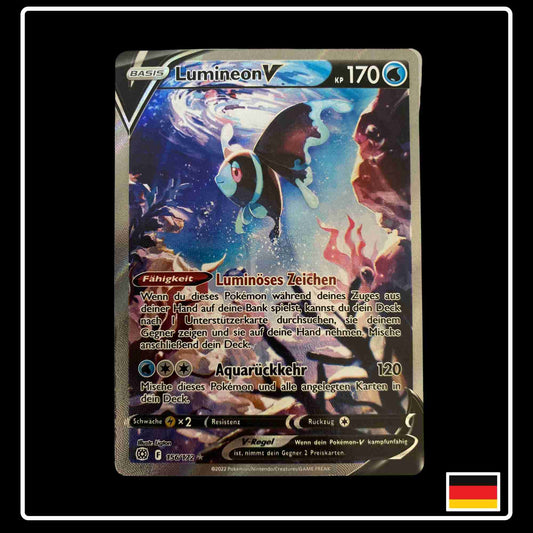 Lumineon V Alternative Pokemon Karte 156/172 aus dem Set Strahlende Sterne