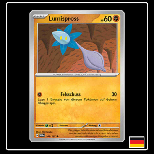 Lumispross Pokemon Karte 108/167 aus dem Set Maskerade im Zwielicht