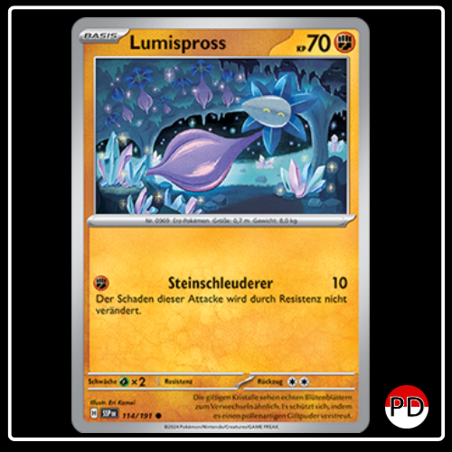 Lumispross 114/119 Pokemon Stürmische Funken