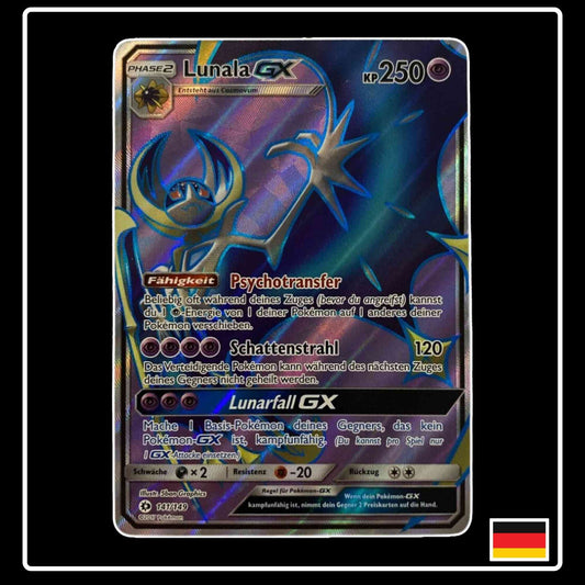 Lunala GX Full Art 141/149 Pokemon Sonne & Mond